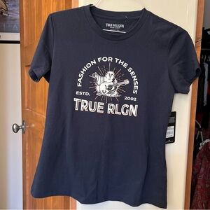 True Religion Navy Graphic Tee